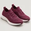 Knit Trainer in plum knit, pair